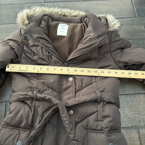 ❤️3/$30 Old Navy Dark Brown Coat - Picture 8 of 11
